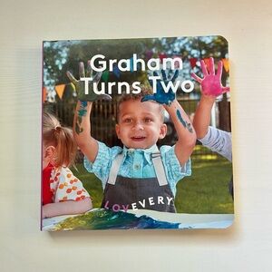 Lovevery Graham Turns 2 Board Book from “The Companion” Play Kit